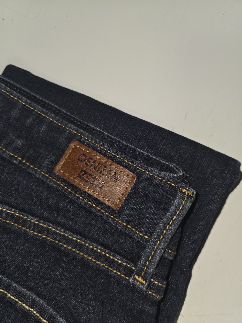Denizen from Levi's Womens Dark Blue Denim Jeans